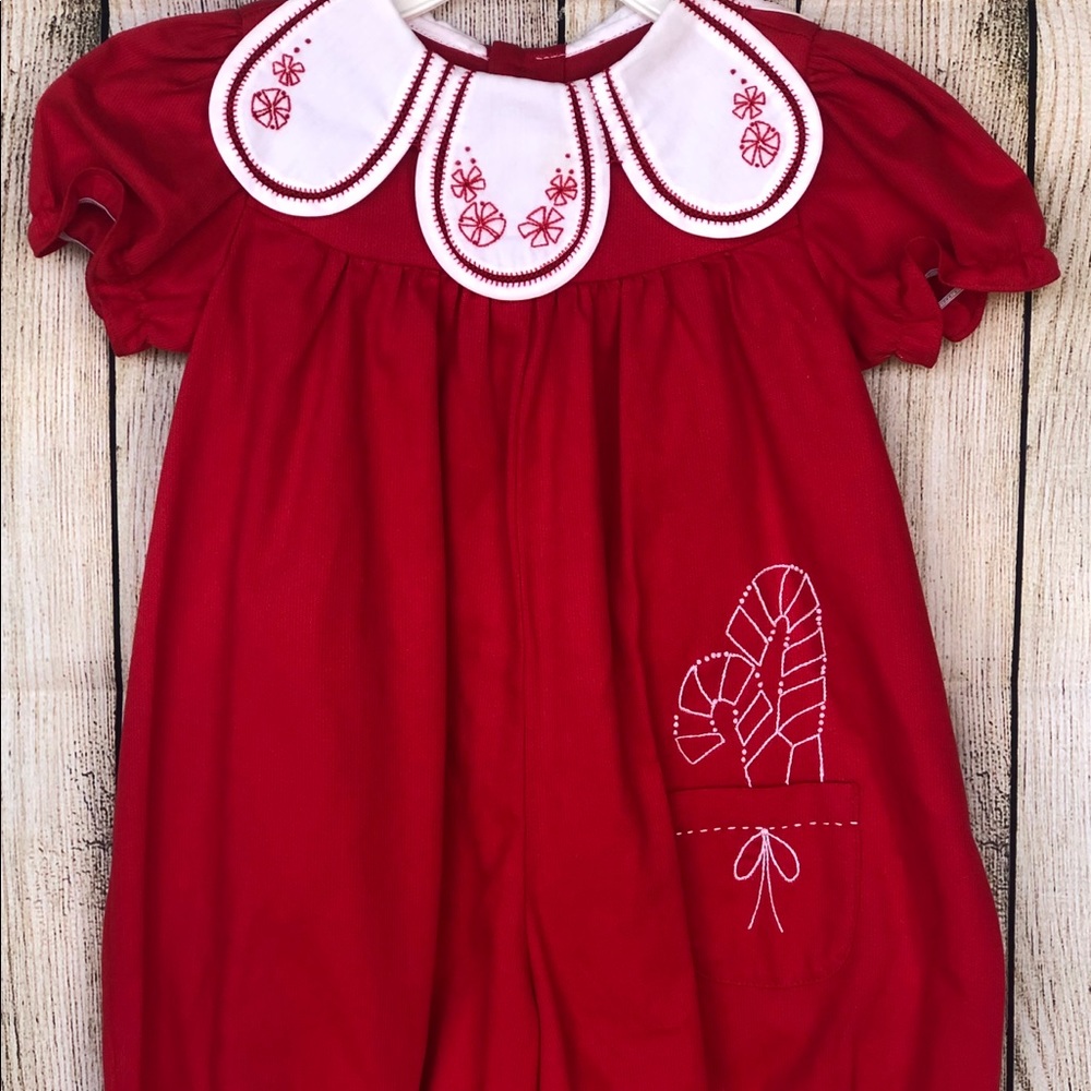 NWT Sophie & Lucas Girls Holiday Romper